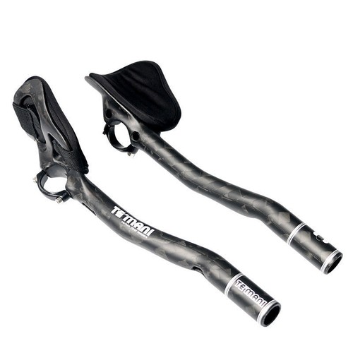 2024 Carbon Fiber Triathlon Time Trial TT Aero Bars Aerobars Extensions 31.8mm - Picture 16 of 17