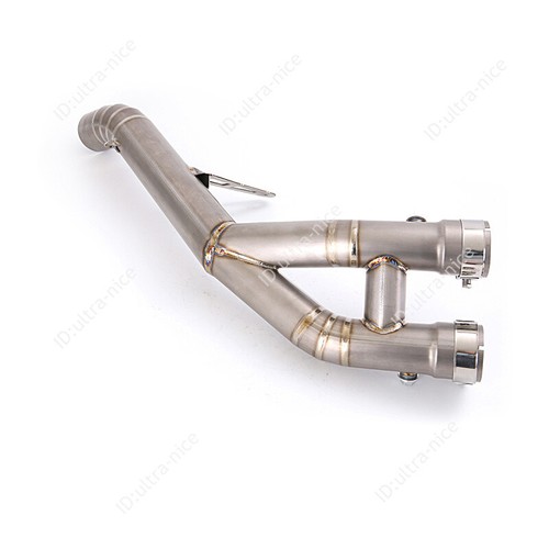 For Yamaha YZF R1 R1M 2015-2025 Exhaust Pipe 61mm Mid Link Pipe Titanium Alloy - Picture 5 of 9