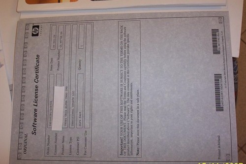HP QL-MT7AE-RA TRU64 UNIX ALPHA Traditional Update License - Picture 2 of 3