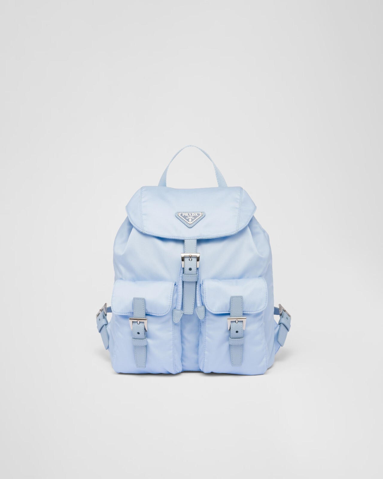 Prada Small Re-Nylon Backpack Light Blue - image 1