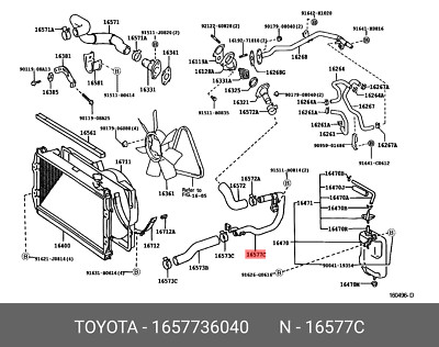 パン07 16577-35070 TOYOTA GENUINE OEM 4Runner Pickup Hilux 22R 22RE