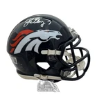 John Elway Autographed Denver Speed Mini Football Helmet - BAS