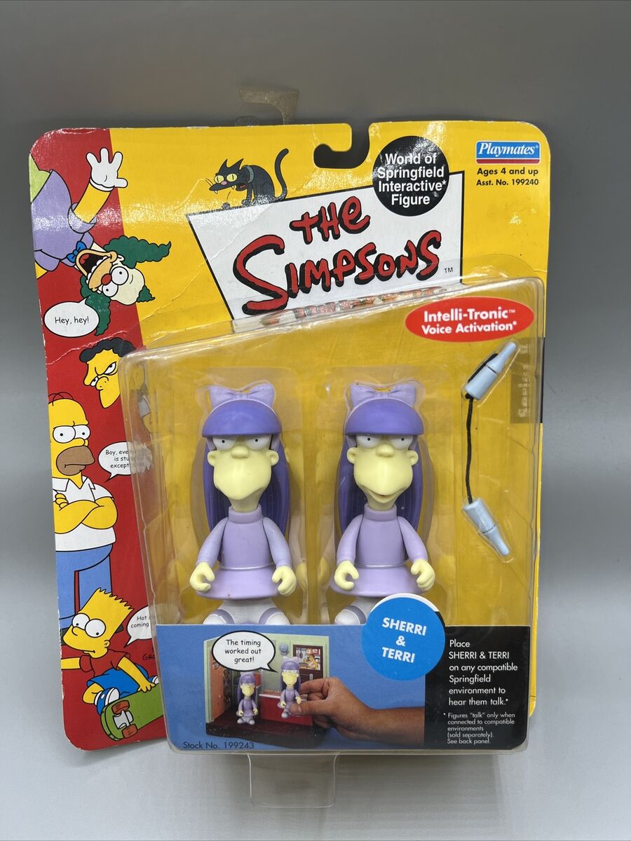 Simpsons Playmates Sherri and Terri Series 8 Interactive Simpsons Playmates Sherri and Terri Series 8 Interactive