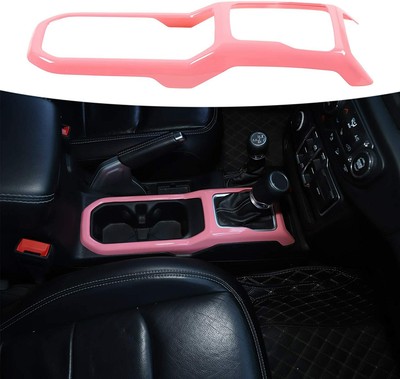 6PC Purple Trim Cover Set – Gear Shift, Cup Holder, Rear Vent – For Jeep Wrangler JL & Gladiator JT 2018+