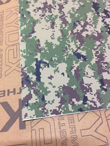 2 mm KYDEX Sheet 297 X 210 nominal, GFG Russian Emr Digital Flora Light Tan P3 - Picture 3 of 4