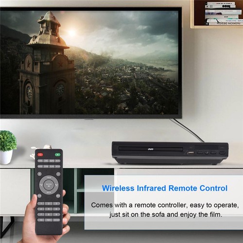 DVD Player, AV Output, All Region Free CD DVD Players for TV, USB Player H4I8 - Picture 9 of 12