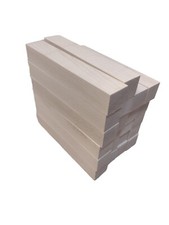 72 White Maple Pen Blanks 13/16" Square x 5" Long Turning Craft Wood Lumber