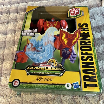 Hasbro Transformers Hot Rod Bumblebee Cyberverse Adventures Energon Armor