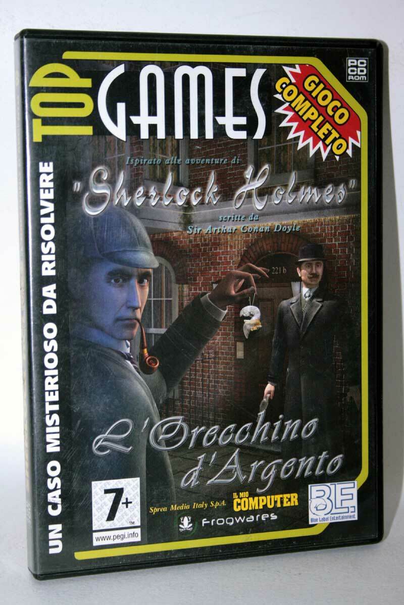 SHERLOCK HOLMES L'ORECCHINO D'ARGENTO GIOCO USATO OTTIMO STATO ITA