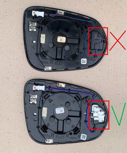 15-23 OEM LEXUS NX 200t 300 RX 350 450 SINISTRO AUTO DIM SPECCHIO VETRO PUNTO CIECO USA - Foto 2 di 10