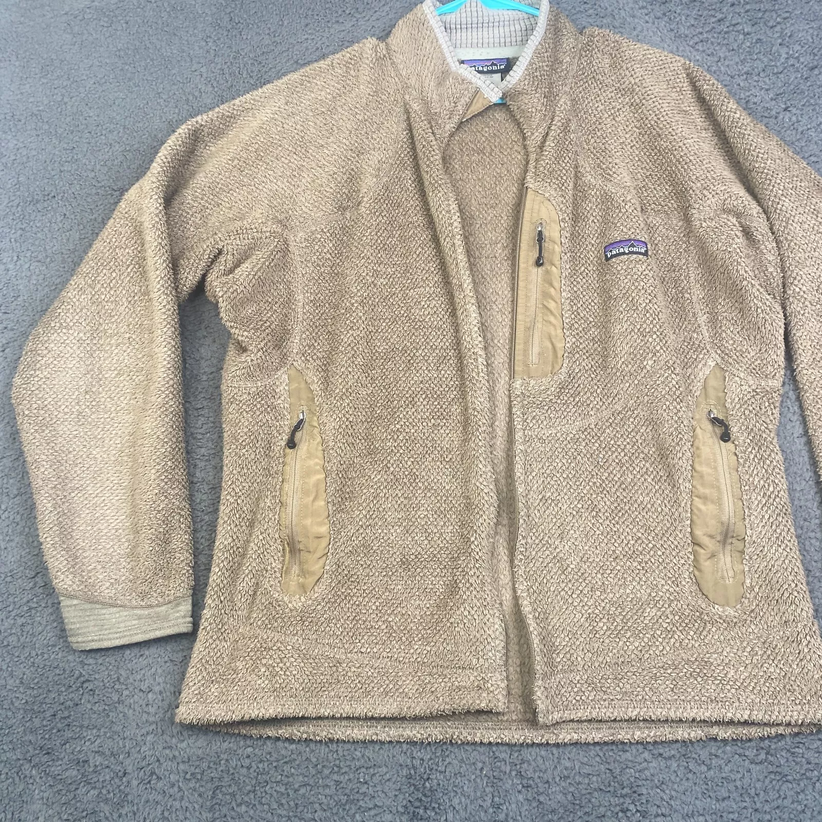 patagonia r2 deep pile fleece polartec broken zip jacket