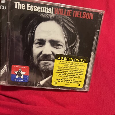 Essential Willie Nelson Willie Nelson 2-CD Columbia Country Western Classic NEW