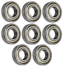 8 Each 6002-ZZ, 6002-2Z, 9102KDD Shielded Radial Ball Bearing 15X32X9 SpinCo