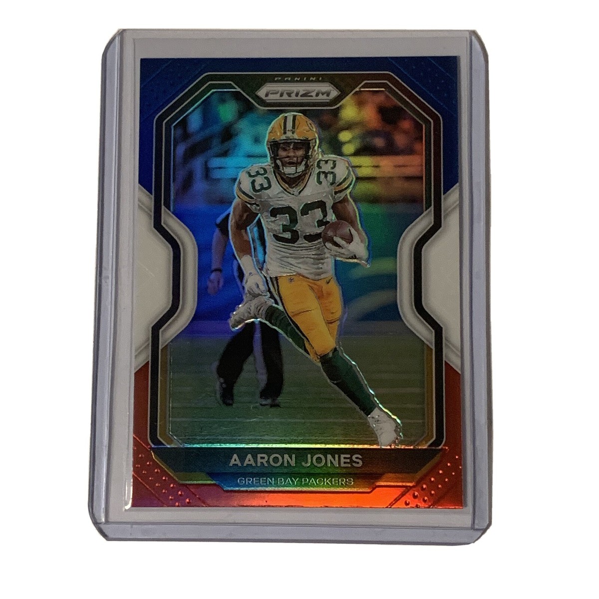 10枚限定 Panini Aaron Jones PSA 9 Aaron Jones Green Bay Packers 2020 Panini Prizm Red White