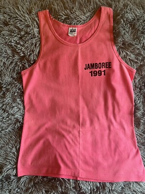 Vintage Sleeveless T-Shirt 1990 National Scout Jamboree in the Mud-Fort A.P Hill