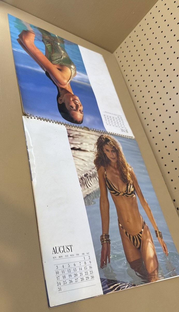 1997 Sports Illustrated Swimsuit Pinup Calendar Same Days as