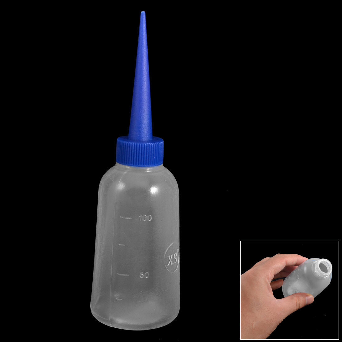 100ml blau Spitz plastik Spenderflasche Quetschflasche Sauceflasche für Öl