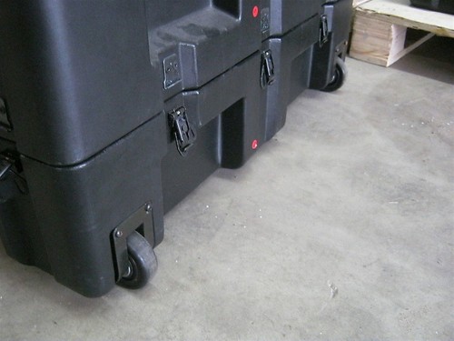 PSI Wheeled Base Tray Large Equipment Machine 38x31x37 Rotomolded Hard Case - Picture 3 of 11