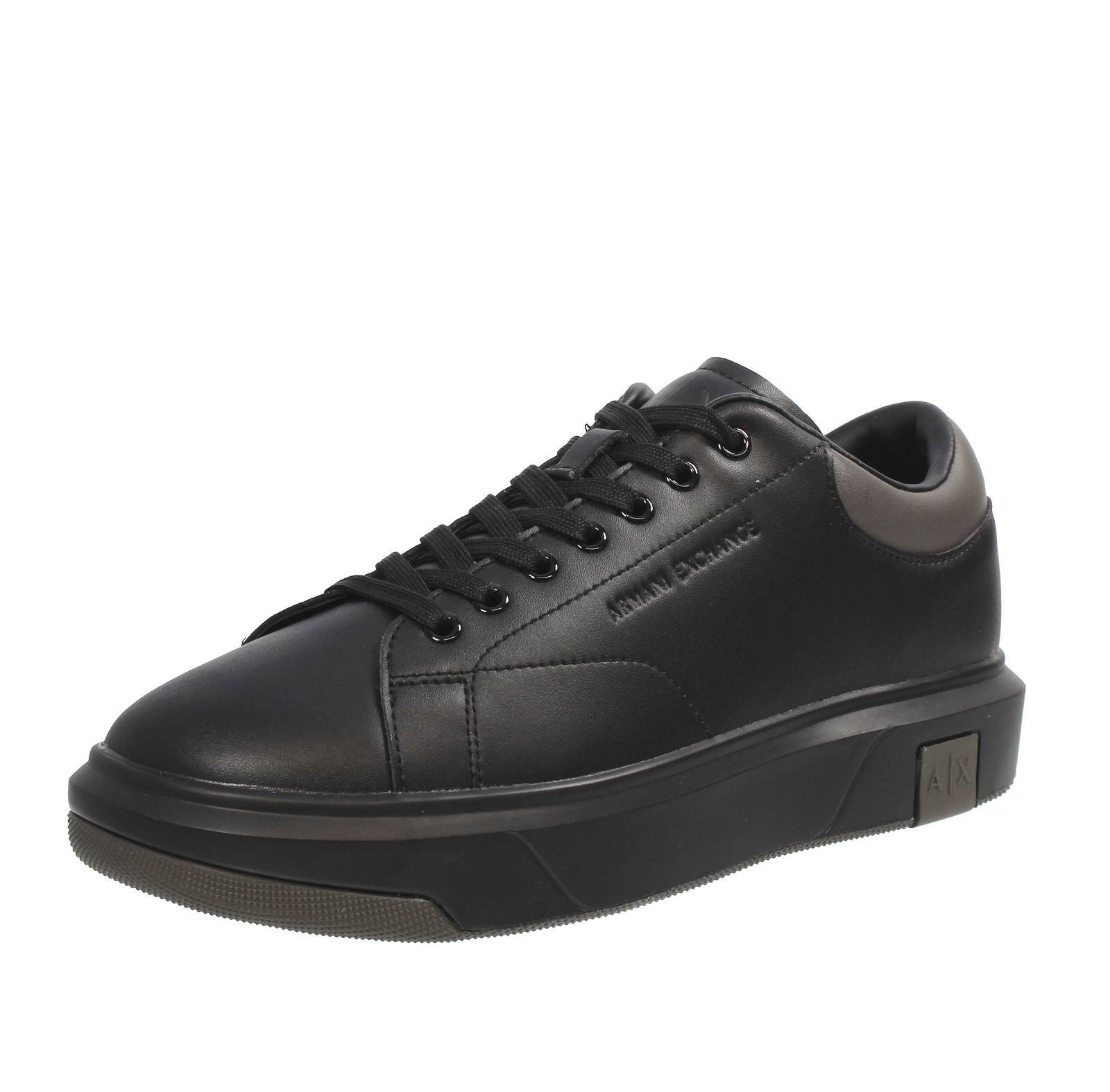 Кроссовки Armani Exchange размера Oversize в Pelle Nero - Taglia 43 9 США Scarpe Uomo 35190₽