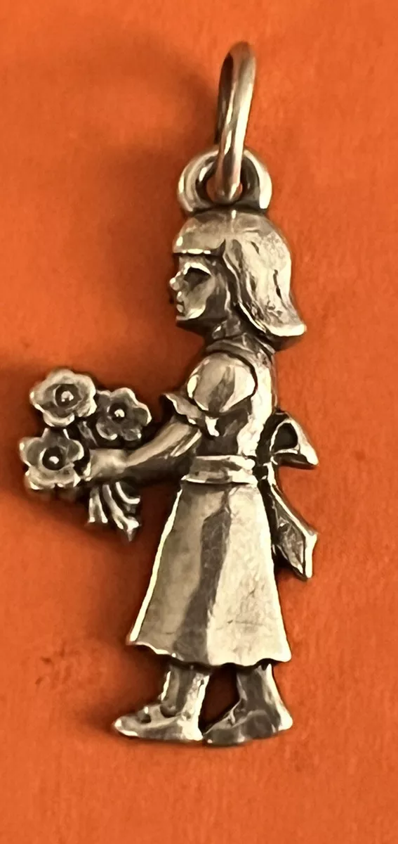 James Avery Retired Sterling Silver Flower Girl Charm eBay