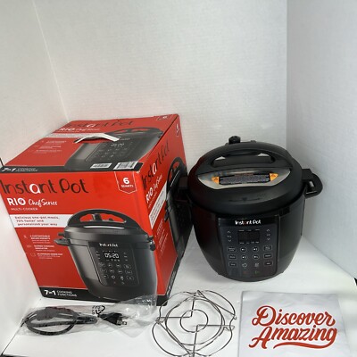 Instant Pot 112-2000-01 RIO Chef Series 6 Qt Pressure Cooker and
