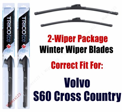 Pack de 2 essuie-glaces hiver pour 2016+ Volvo S60 Cross Country- 35260/200 - Photo 1 sur 1