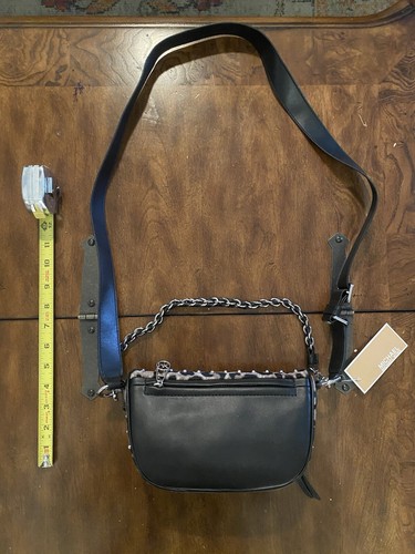 Nuovo con etichette Michae Kors Slater XS Sling Pack Msgr vitello per capelli, grigio erica - Foto 4 di 5