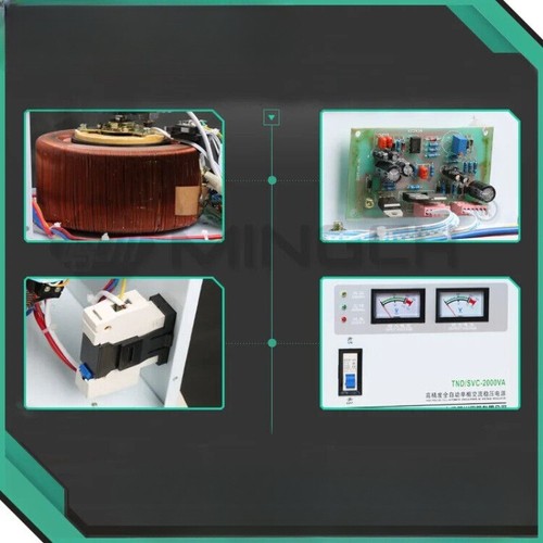 Relé estabilizador de voltaje monofásico de 2KW o servo regulador de voltaje automático - Imagen 3 de 13