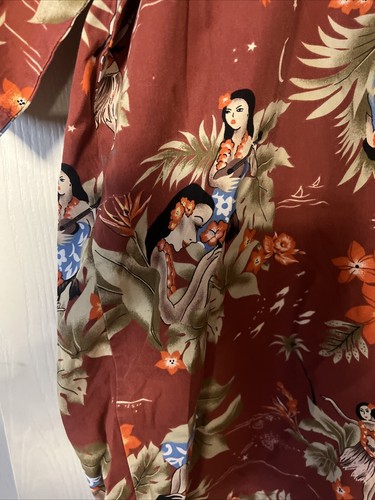 Hilo Hattie Xl Men’s Hula Girls Vintage Short Sleeve Shirt - Picture 3 of 12