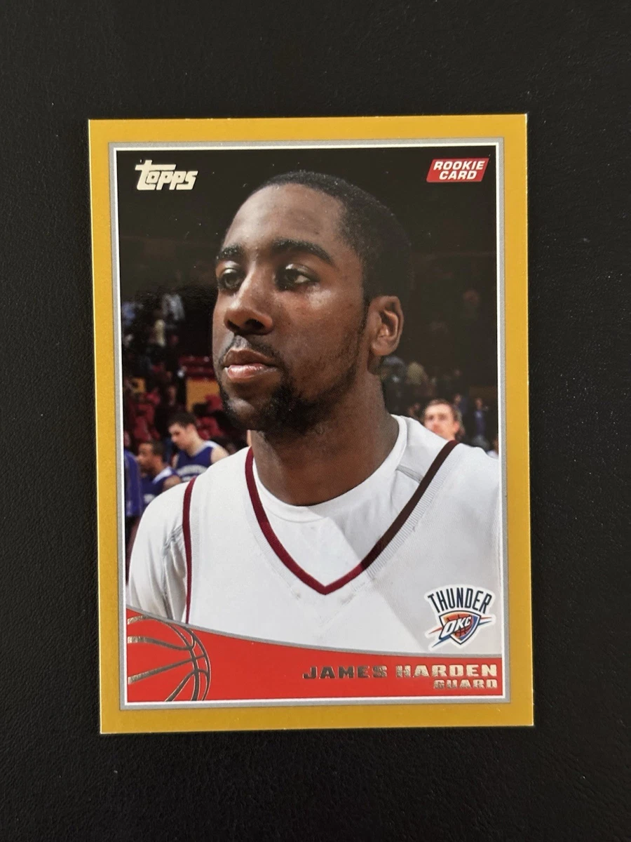 Topps James Harden Basketball Rookie Sports Trading Cards