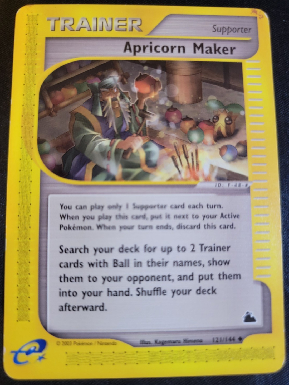 Apricorn Maker # 121/144 Skyridge Set Pokemon TCG Game Trading Cards LP