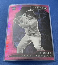 2022 Panini Chronicles Titan Pink #9 Jake Meyers RC Houston Astros