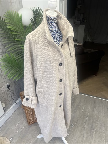 Centigrade Single Breast Boucle Coat Griege 3XL RRP £110.46 New Classic - Picture 4 of 17