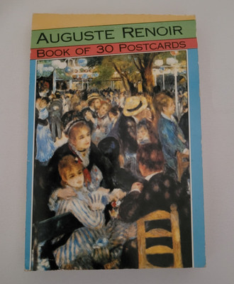Auguste Renoir Buch mit 30 Postkarten Vintage Magna Bücher 10x15cm.