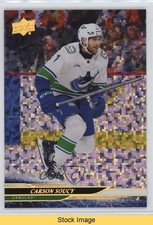 2024-25 Upper Deck Extended Series Speckled Rainbow Foil Carson Soucy READ 0h3h