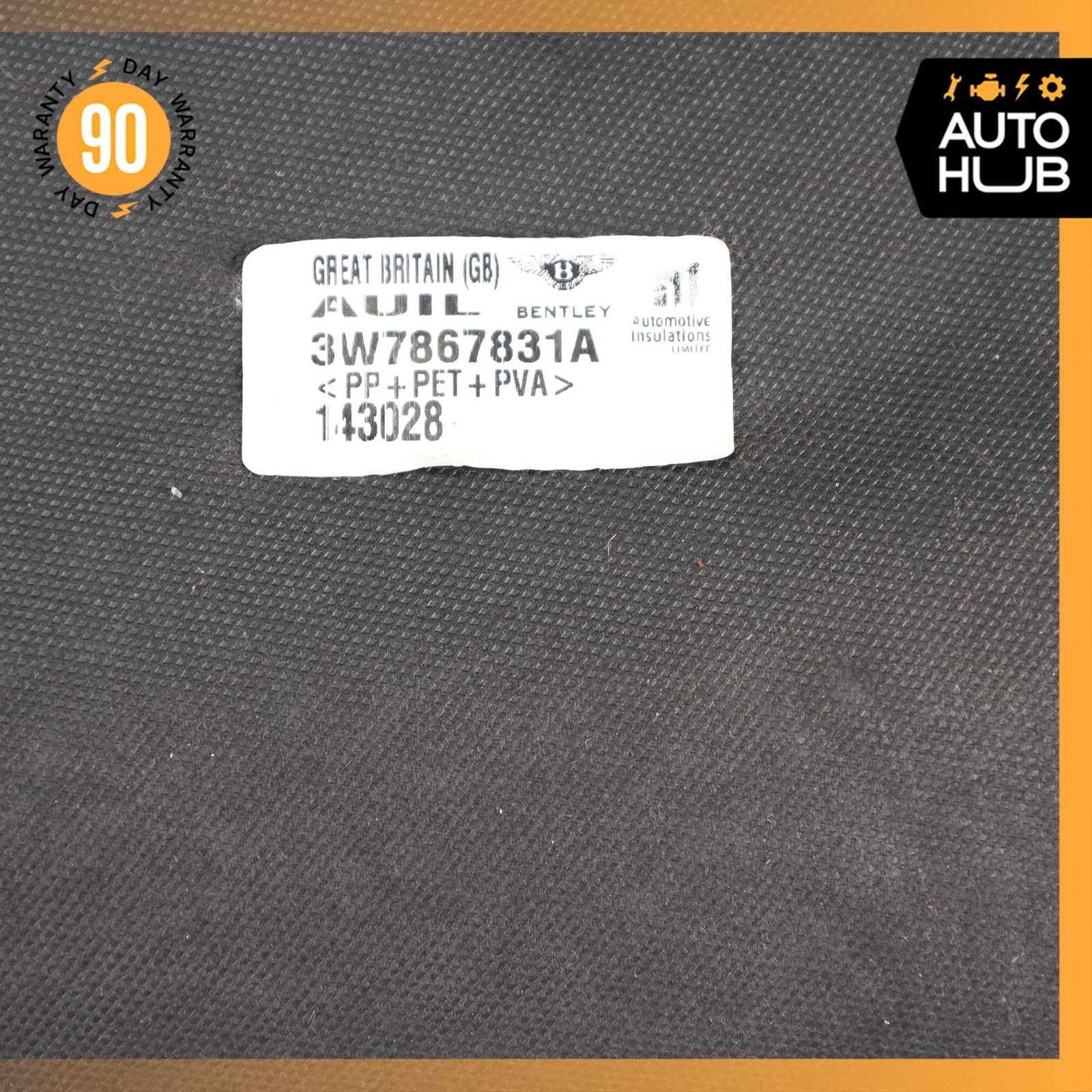 12-18 Bentley Continental GTC Rear Left Driver Side Interior Door Panel OEM 55k
