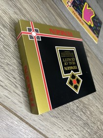 Vintage 1990 Nintendo NES Tengen KLAX Complete Game + Sleeve + Original Box