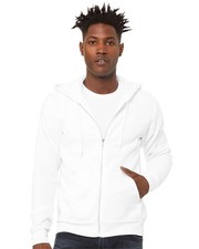 BELLA  CANVAS 3739 Unisex Sponge Fleece Full-Zip Hoodie Sweatshirt