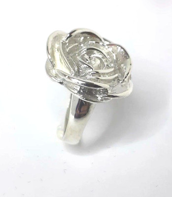 JCM Jacmel Mauritius funkelnder Sterling Ring - italienisches Rosendesign Größe 10 neu