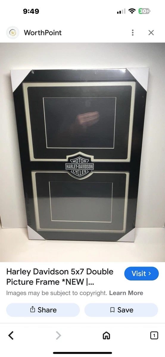 Motorcycle Picture Frame In other Harley-Davidson Collectibles for
