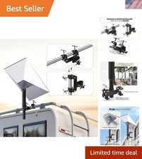 360-Degree Adjustable Starlink Mount for RV Ladder  Roof Rack Connectivity