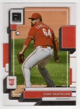 Tony Santillan 2022 Panini Chronicles Clearly Donruss #26 Cincinnati Reds