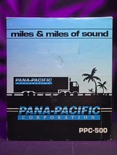 Pana-Pacific PPC-500 AM/FM Stereo Weather Band Cassette Radio - Vintage W/ BOX!
