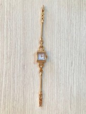 hamilton vintage watch pink gold