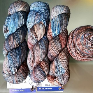 Malabrigo Mechita 385g Merino Farbe 894 Cielo y Tierra