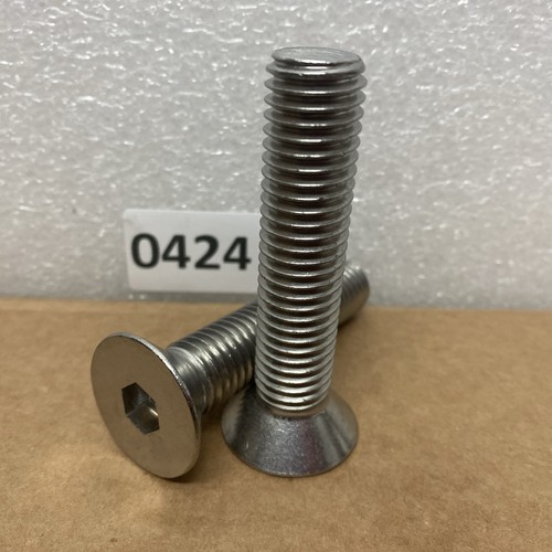 5/8"-11X3” 18-8 Stainless Steel Flat Head Socket Cap Screws (2X) - Picture 4 of 5