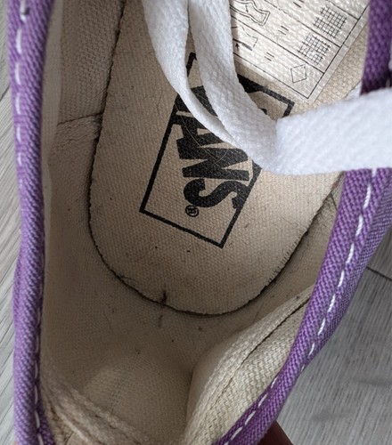 Mens purple vans, size UK 7.5 - Picture 6 of 6