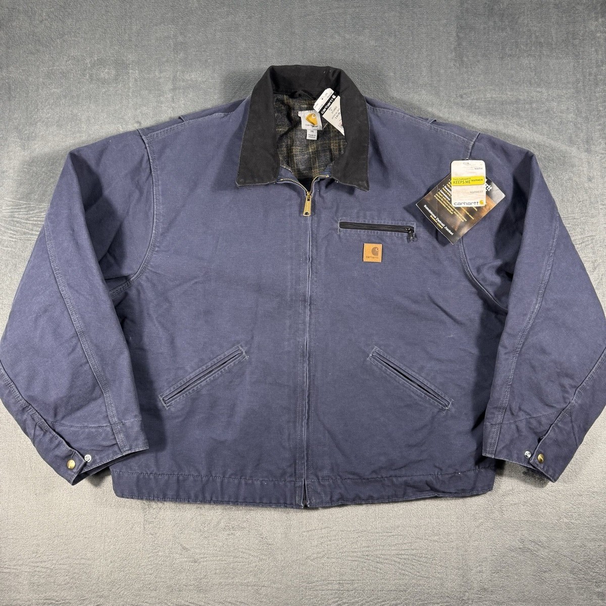 Carhartt J97 DPB Sandstone Detroit Jacket Blanket Lined 3XL Y2K