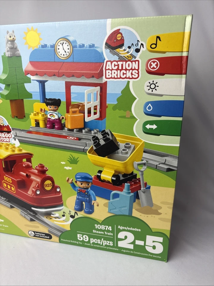 LEGO DUPLO 10874 Steam Train with Action Bricks & Sound Sealed - Image 2 of 4