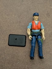 Vtg 1984 Gi Joe Arah Cutter Action Figure Hovercraft Pilot Hasbro *read Issues*